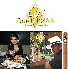 Cigar roller events for wedding golf and corporate trade shows conventions presenting cigars with custom cigar labels and bands